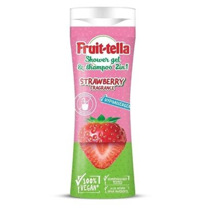 Fruit-tella Gel doccia e shampoo 2in1 Fragola